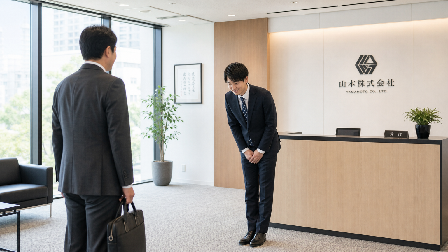 採用面接のオフィスシーン